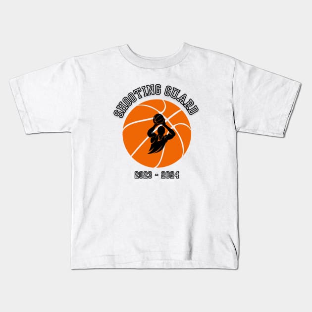 Shooting Guard Kids T-Shirt by Hayden Mango Collective 